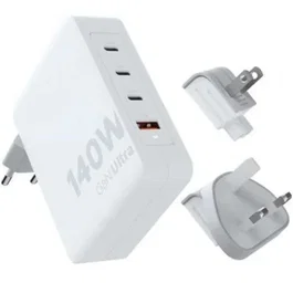 Xtorm Cargador de Pared Universal XVC2140 140W con 3x USB-C y 1x USB-A Blanco